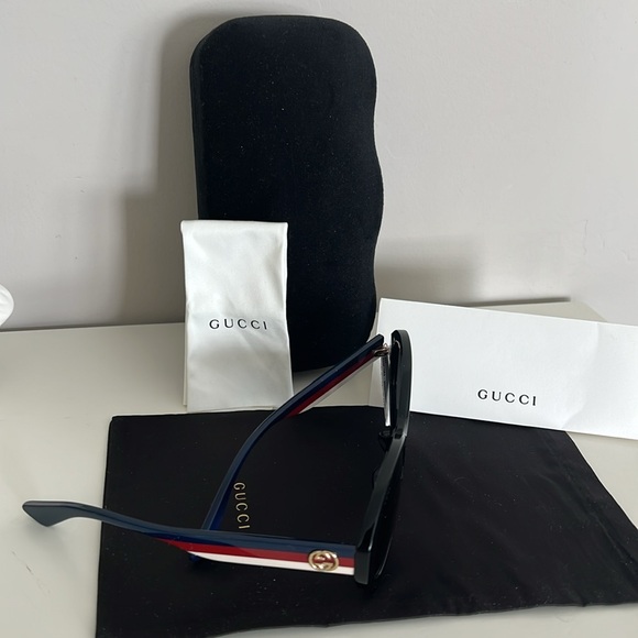NWT Authentic GUCCI Full Inclusion  Sunglasses Oval Shape new with tags ATTACHED - Picture 6 of 16